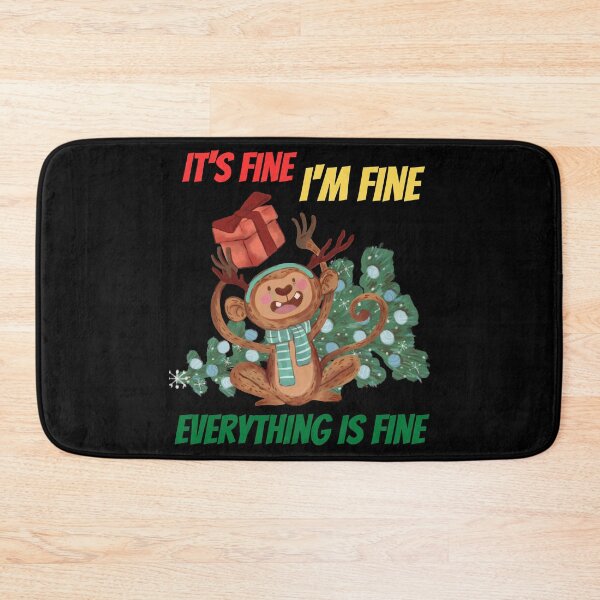 Item preview, Im Fine Everything Is Fine Christmas designed and sold by reka88.