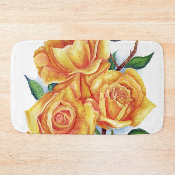 Item preview, Yellow Roses Watercolor  designed and sold by InBloomInk.