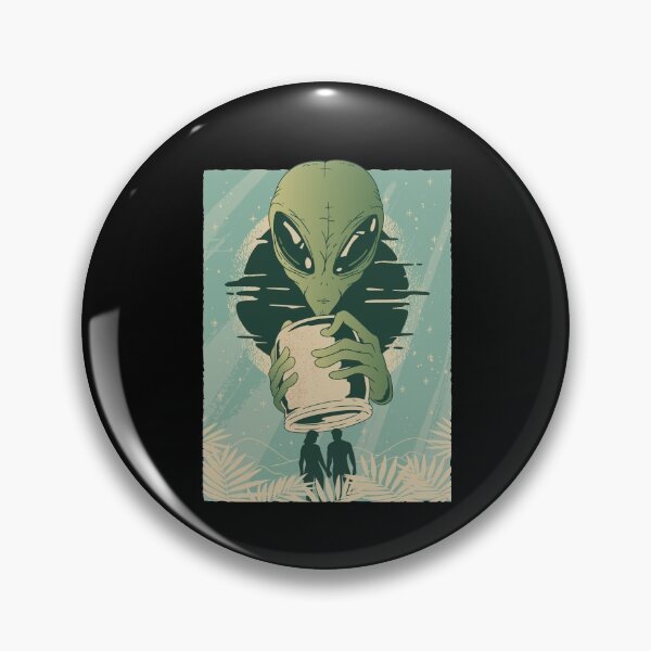 Item preview, Cool Alien lovers watching over them designed and sold by solimangomaa.