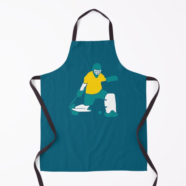 Item preview, Goalie green yellow designed and sold by hookfreaks.