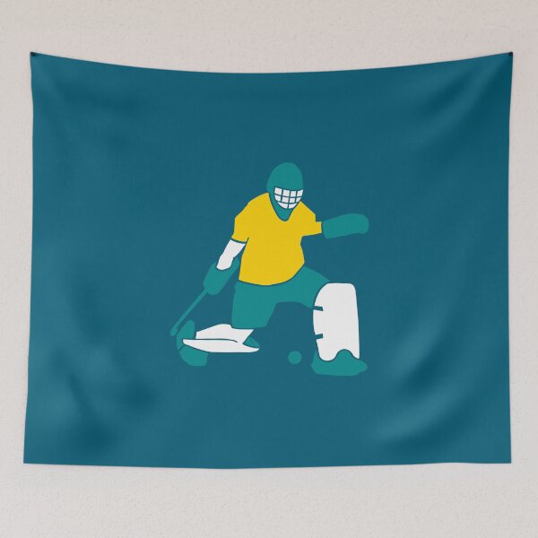 Item preview, Goalie green yellow designed and sold by hookfreaks.