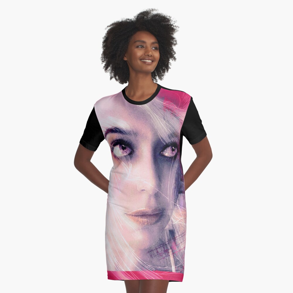 Item preview, Graphic T-Shirt Dress designed and sold by Rinata-Shaka.