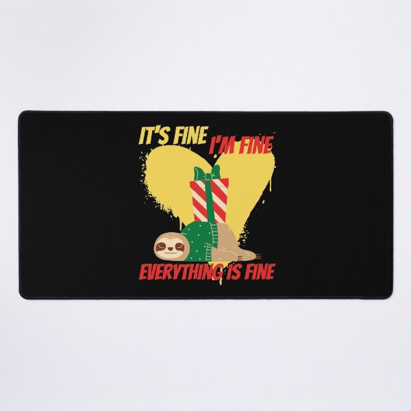 Item preview, Im Fine Everything Is Fine Christmas designed and sold by reka88.