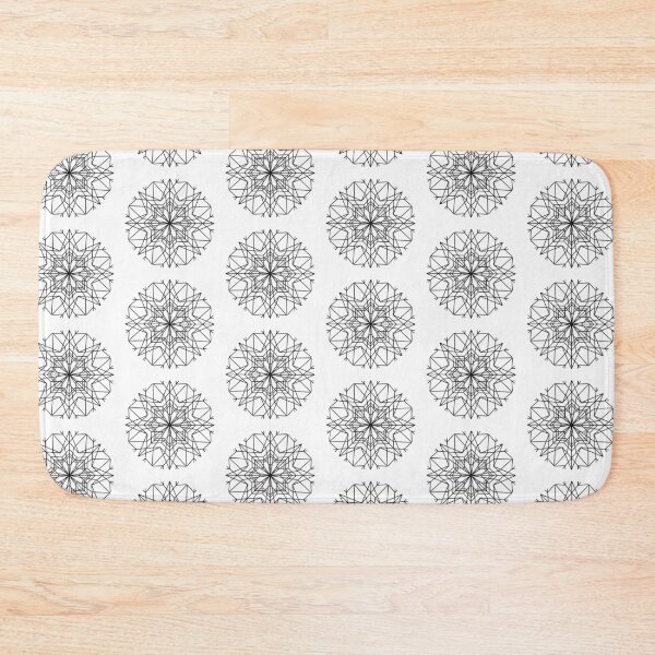 Item preview, Geometric Snowflake (Black) designed and sold by Arianna Khalil.