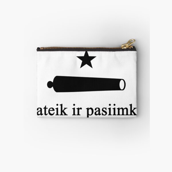 Item preview, 'Ateik ir imk' reklamjuostė (Lithuanian Come and Take It Flag) designed and sold by JonathanR1994.