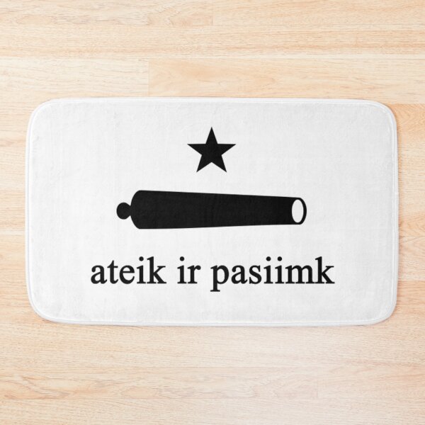 Item preview, 'Ateik ir imk' reklamjuostė (Lithuanian Come and Take It Flag) designed and sold by JonathanR1994.