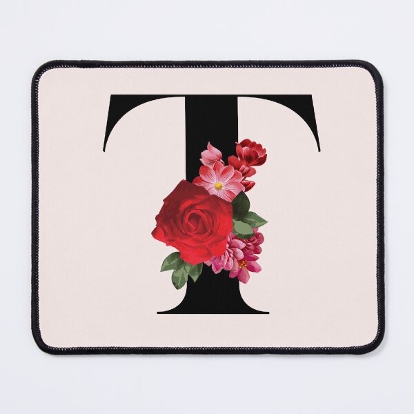 Item preview, Floral Letter T |English Alphabet Series designed and sold by BYNANA80.