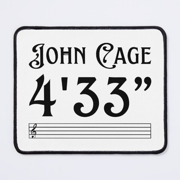 Item preview, John Cage 4'33'' designed and sold by SkyAfterDusk.