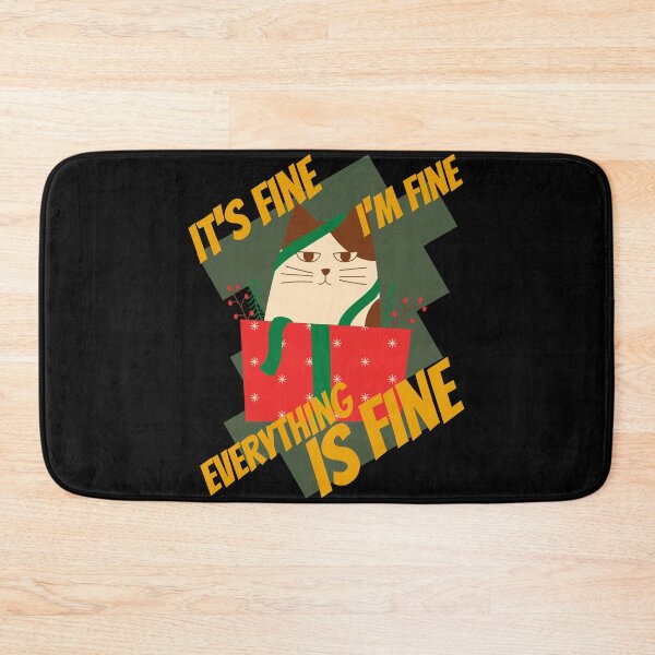 Item preview, Im Fine Everything Is Fine Christmas designed and sold by reka88.