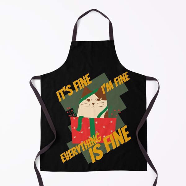 Item preview, Im Fine Everything Is Fine Christmas designed and sold by reka88.