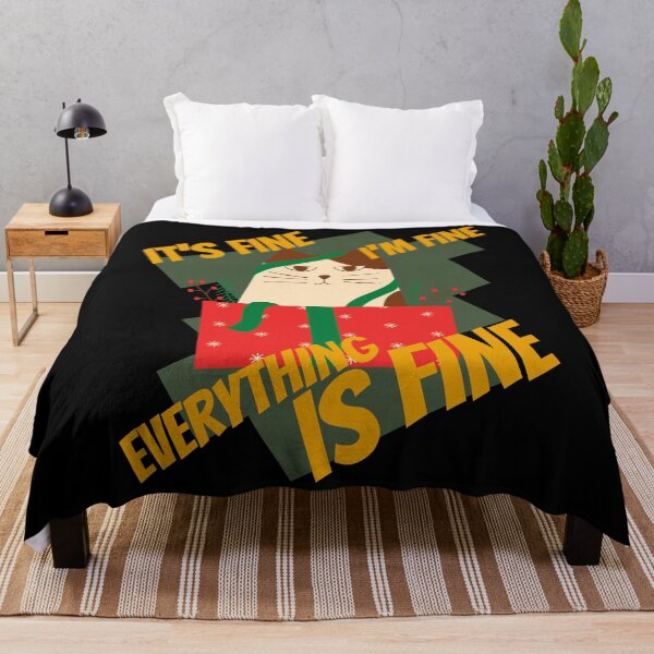 Item preview, Im Fine Everything Is Fine Christmas designed and sold by reka88.
