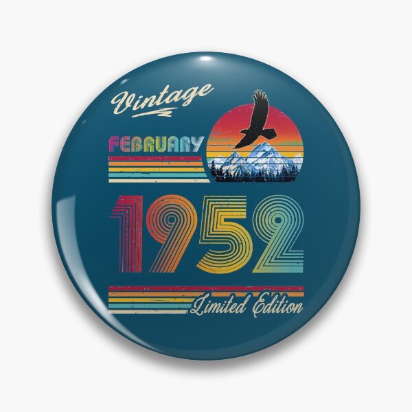 Item preview, February 1952 Birthday designed and sold by GreenSplash.
