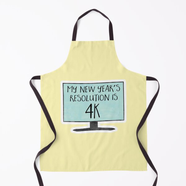 Item preview, My New Year's Resolution is 4K - funny, joke, pun, gift designed and sold by hitechmom.