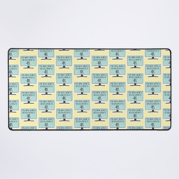 Item preview, My New Year's Resolution is 4K - funny, joke, pun, gift designed and sold by hitechmom.