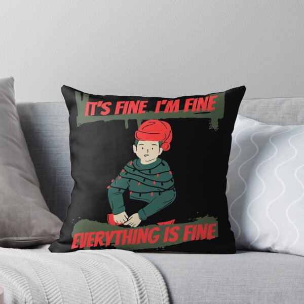 Item preview, Im Fine Everything Is Fine Christmas designed and sold by reka88.