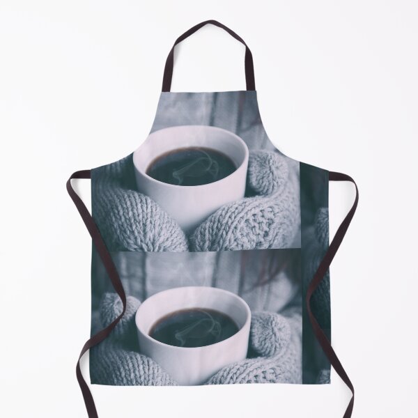 Item preview, A person in mittens holding a cup of hot coffee. designed and sold by DECORBS.