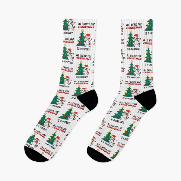 Item preview, All I Want For Christmas Is A Unicorn, Christmascorn designed and sold by SportyDogShop.