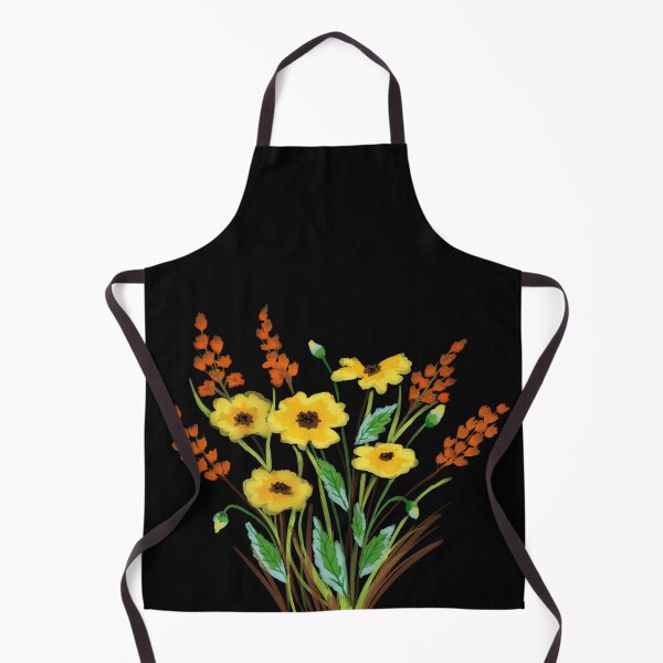 Item preview, I love yellow cosmos flowers, they will take over your garden in the most gorgeous way! They self seed, so before you know it, their golden yellow blooms will be popping up all over your yard. designed and sold by artbyrosse.