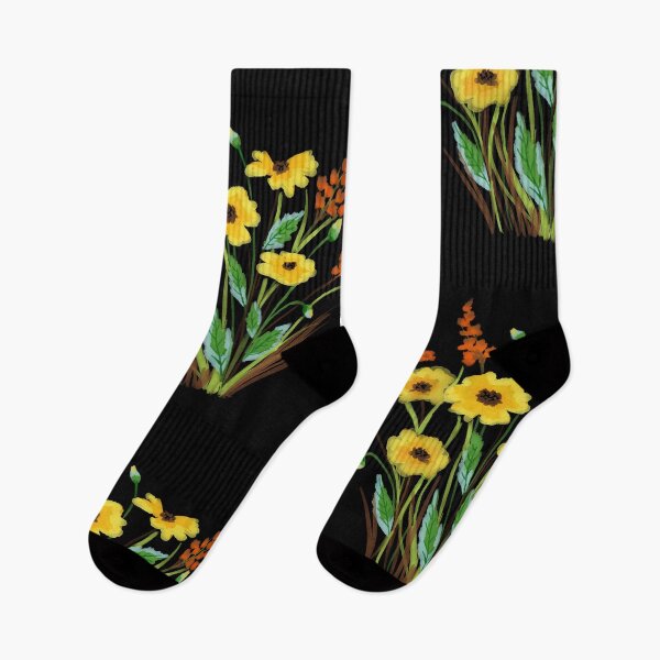 Item preview, I love yellow cosmos flowers, they will take over your garden in the most gorgeous way! They self seed, so before you know it, their golden yellow blooms will be popping up all over your yard. designed and sold by artbyrosse.