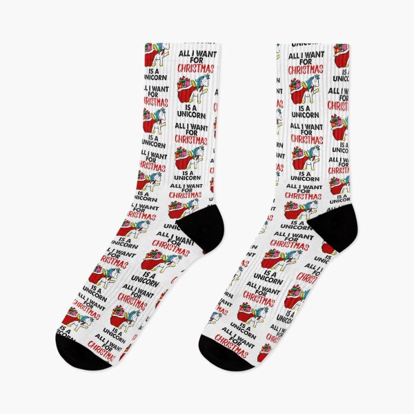 Item preview, All I Want For Christmas Is A Unicorn, Christmascorn designed and sold by SportyDogShop.