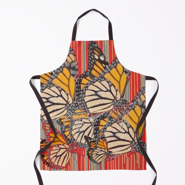 Item preview, RED-GREY PATTERNED MONARCH STYLE ABSTRACT ART designed and sold by sharlesart.