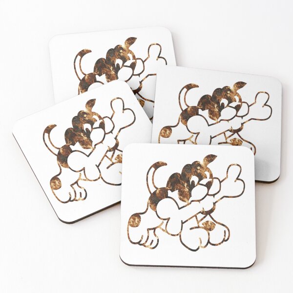 Item preview, Dog character logo biting bone designed and sold by yunengsih.