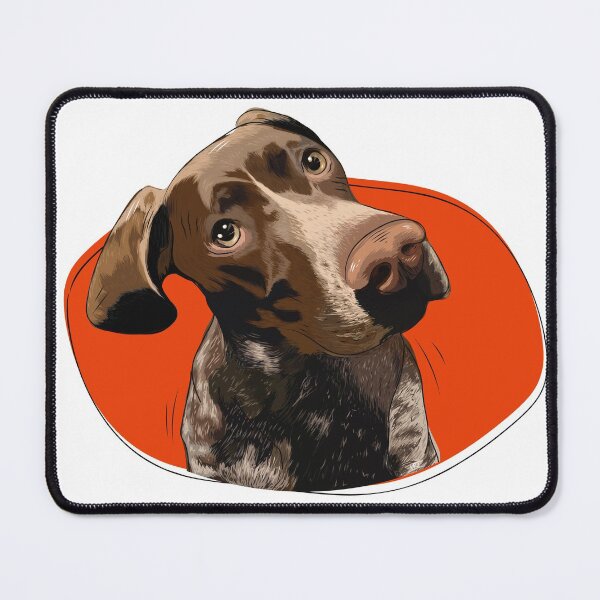German Pointer original illustration Mouse Pad