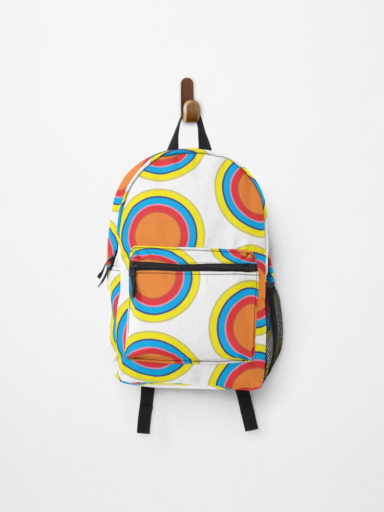Thumbnail 1 of 3, Backpack, Multi-Circle Pattern designed and sold by xorbah.