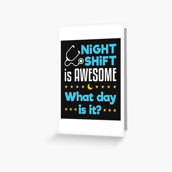 Funny Night Shift Meme - Team Night Shift Card | Zazzle