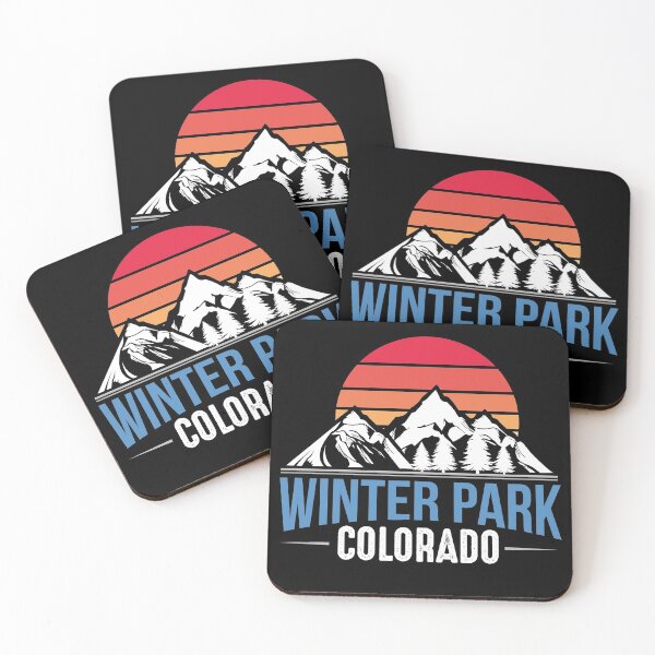 Item preview, Winter Park Colorado wood mountains designed and sold by Pau Baz.