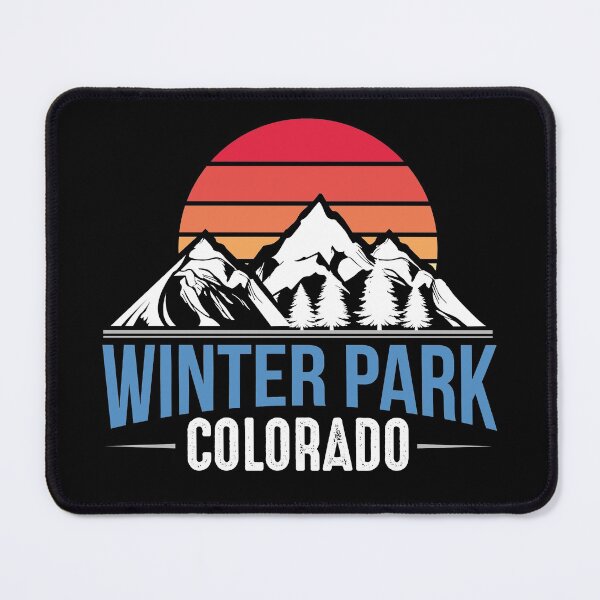 Item preview, Winter Park Colorado wood mountains designed and sold by Pau Baz.