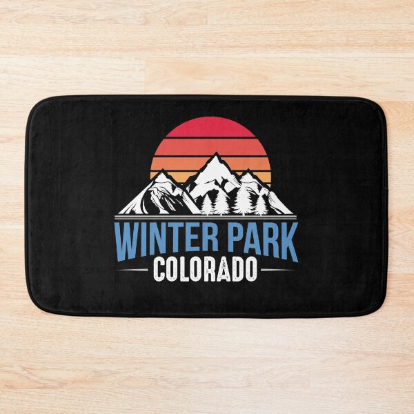 Item preview, Winter Park Colorado wood mountains designed and sold by Pau Baz.