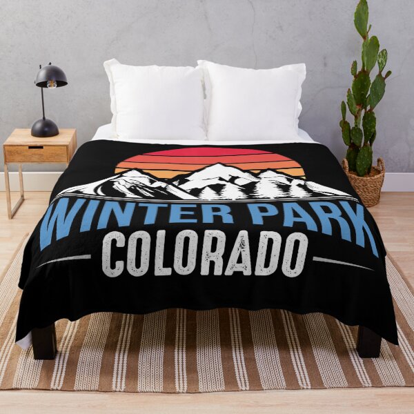 Item preview, Winter Park Colorado wood mountains designed and sold by Pau Baz.