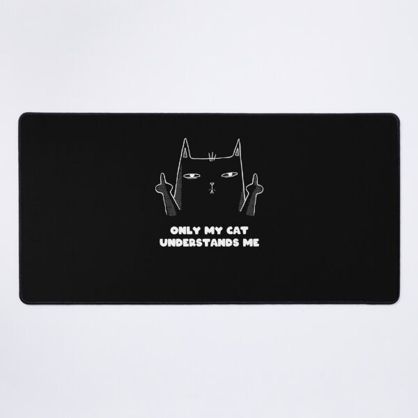 Item preview, Only My Cat Understands Me designed and sold by ArteSilenziosa.