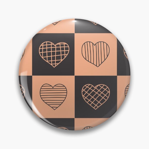 Item preview, Hearts. Dark brown and Brick color designed and sold by trendingatees.