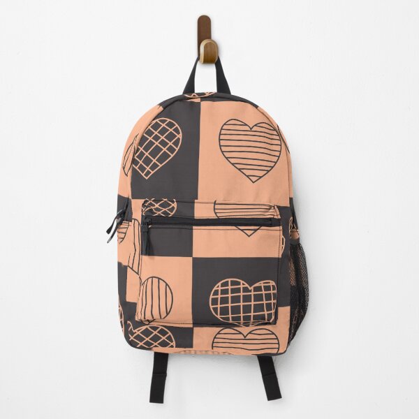 Item preview, Hearts. Dark brown and Brick color designed and sold by trendingatees.