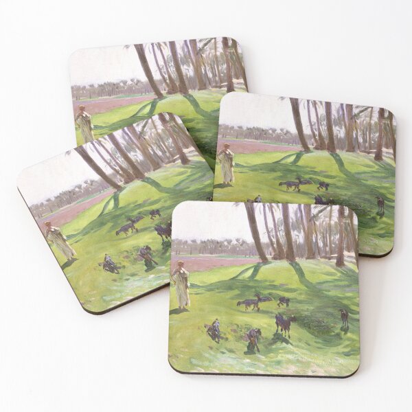 Item preview, Landscape with Goatherd (ca. 1890–1891) by John Singer Sargent designed and sold by Designedbysm.