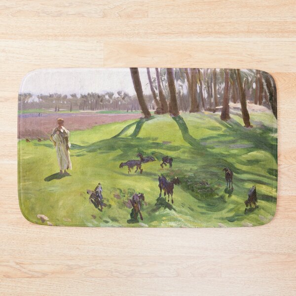 Item preview, Landscape with Goatherd (ca. 1890–1891) by John Singer Sargent designed and sold by Designedbysm.