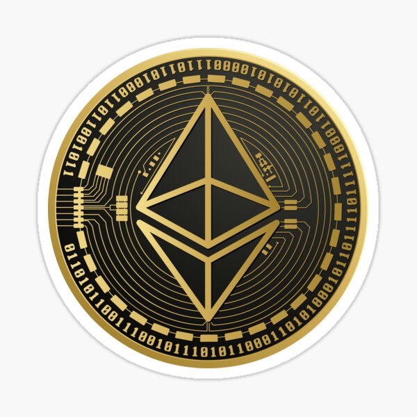 Crypto-monnaie Ethereum - Ethereum ETH Sticker
