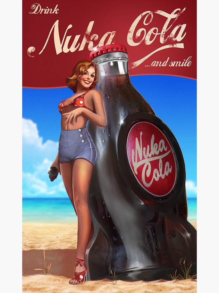 Poster for Sale avec l'œuvre « Nuka Cola Boire Nuka Cola Et