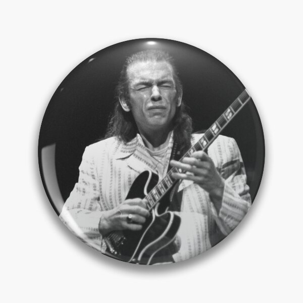 Item preview, Steve Howe BW Photograph designed and sold by ConcertImages.