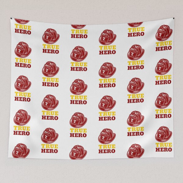 Item preview, True hero. Firefighter. designed and sold by PrintNJoy.