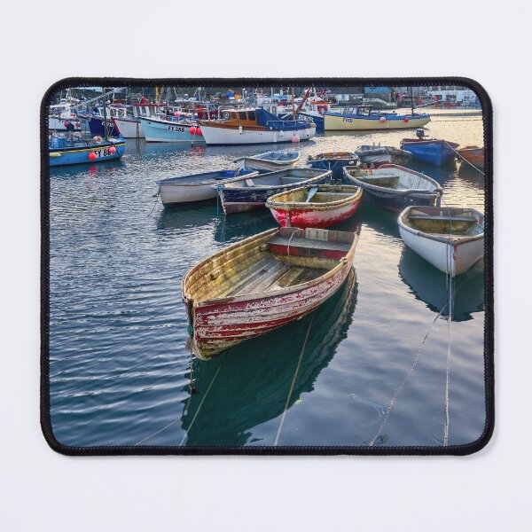 Item preview, Boats moored in Mevagissey Harbour, Cornwall, England designed and sold by VnGphoto.