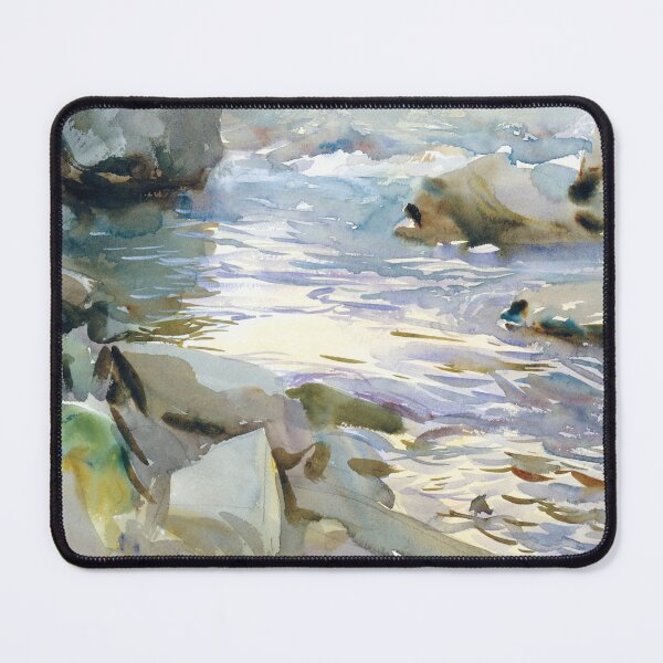 Item preview, Stream and Rocks (ca. 1901–1908) by John Singer Sargent designed and sold by Designedbysm.