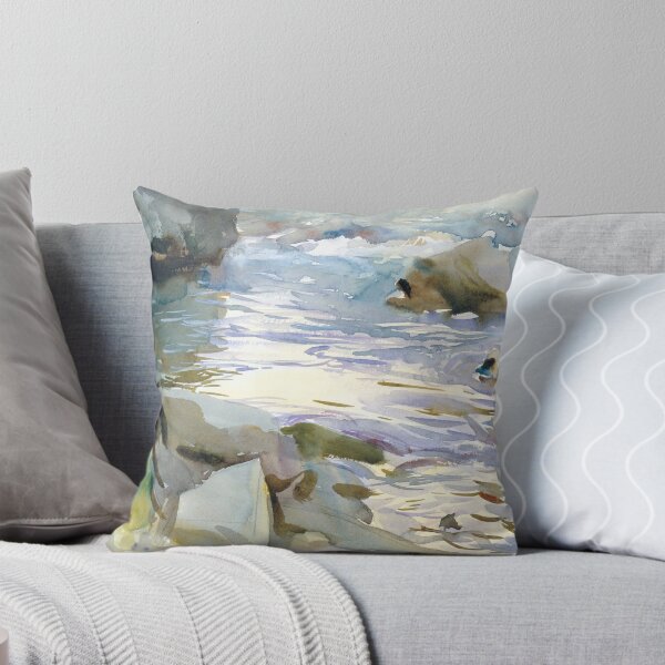 Item preview, Stream and Rocks (ca. 1901–1908) by John Singer Sargent designed and sold by Designedbysm.