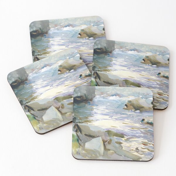 Item preview, Stream and Rocks (ca. 1901–1908) by John Singer Sargent designed and sold by Designedbysm.