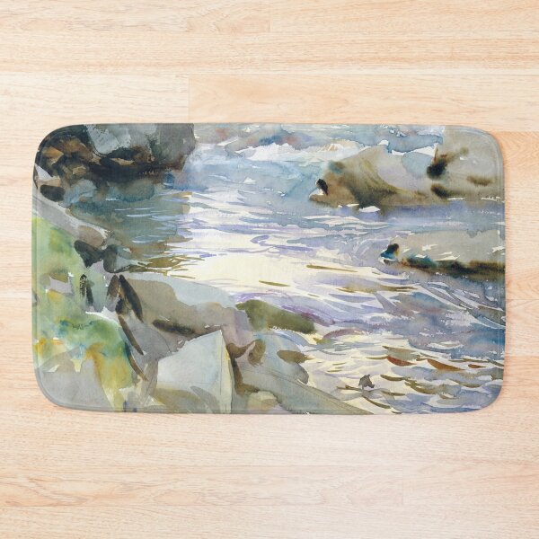 Item preview, Stream and Rocks (ca. 1901–1908) by John Singer Sargent designed and sold by Designedbysm.