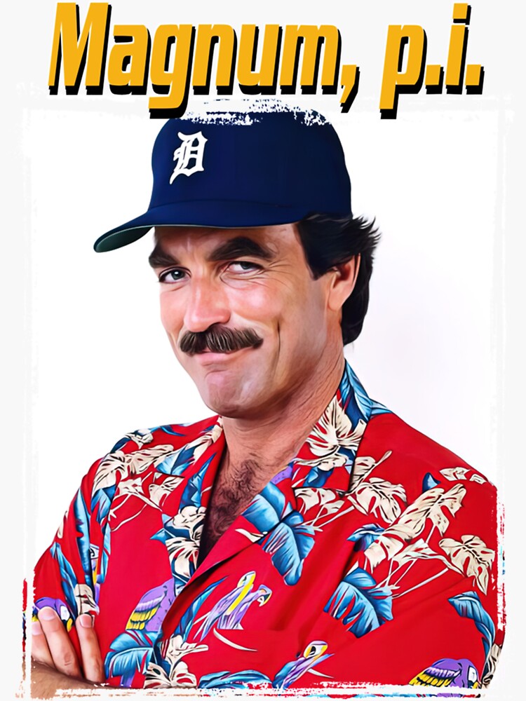 Magnum pi - Tom Selleck  Cap for Sale by m00nshotArt