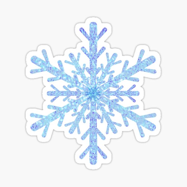 Snowflakes stickers Sticker for Sale by alik7