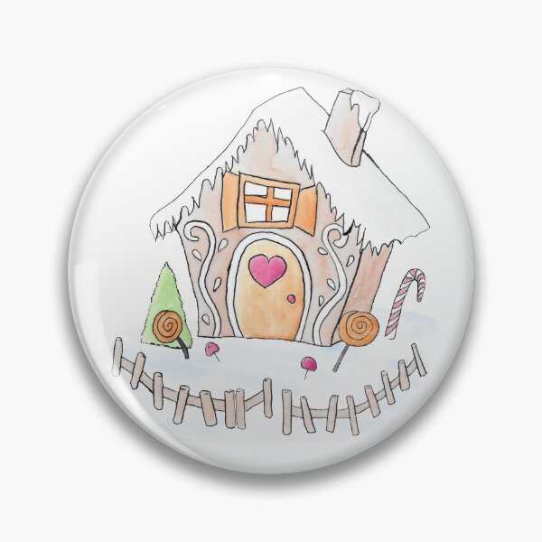 Item preview, cute gingerbread house designed and sold by artbyzylea.